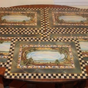 COPY - Mackenzie Childs Cloud watching Placemats Set of 4
